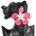 E-6366 4 styles Flower Earrings Double Layered Petal With Heart Huge Flower Dangle Earring For Women Girls For Any Occasions