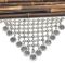 N-7674 Bohemian Gypsy Silver Coin Choker Necklaces Latticed Dense Inverted Triangle Necklaces For Women Girls Party Jewelry