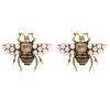 E-6368 Novel Style Earrings For Women Beetle With Pearl Wings Dangle Earrings For Women Girls Fashionable Gift