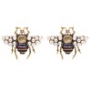 E-6368 Novel Style Earrings For Women Beetle With Pearl Wings Dangle Earrings For Women Girls Fashionable Gift