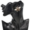 E-6368 Novel Style Earrings For Women Beetle With Pearl Wings Dangle Earrings For Women Girls Fashionable Gift