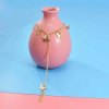 B-1163 Fashion Gold Silver Link Chain Butterfly Finger Hand Bracelets for Women Boho Summer Party Jewelry Gift