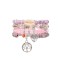 B-1168   8 Sets Boho Bracelets For Women Multilayer Stackable Sparkly Crystal Beaded Stretch Bracelets For Women Girls Gift