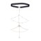 N-7606 Fashion Gold Silver Color Pearl Snake Pendants Metal Alloy Thigh Leg Chains For Women Party Jewelry
