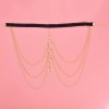 N-7679 Sexy Crystal Leg Chain Jewelry for Women Gold Butterfly Thigh Chain Boho Leg Chain for Beach Summer Holiday