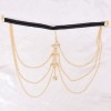 N-7679 Sexy Crystal Leg Chain Jewelry for Women Gold Butterfly Thigh Chain Boho Leg Chain for Beach Summer Holiday