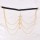 N-7679 Sexy Crystal Leg Chain Jewelry for Women Gold Butterfly Thigh Chain Boho Leg Chain for Beach Summer Holiday