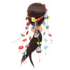 F-0960 New Boho Flower Hair Accessories Long Fringe Butterfly Headband Indian Jewelry
