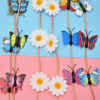 F-0960 New Boho Flower Hair Accessories Long Fringe Butterfly Headband Indian Jewelry