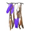 F-0959 Ethnic Rope Woven Feather Headbands Headdress Indian Tribal Festival Party Hair Accessories