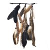 F-0959 Ethnic Rope Woven Feather Headbands Headdress Indian Tribal Festival Party Hair Accessories