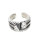 R-1563 New Creative Snake-shaped Ring Ancient Silver Ring For Women