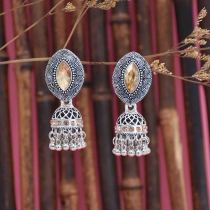 E-6388 Indian Jhumka Jhumki Ethnic Dangle Earring for Women Vintage Tassel Bell Drop Earrings Boho Jewelry