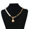 N-7687 Fashion Shell-shaped Simulated Pearl Necklace for Girls