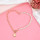 N-7687 Fashion Shell-shaped Simulated Pearl Necklace for Girls