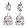 E-6394 2 Styles Vintage Silver Color Metal Peacock Geometric Drop Earrings for Women Boho Indian Party Jewelry Gift