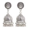 E-6394 2 Styles Vintage Silver Color Metal Peacock Geometric Drop Earrings for Women Boho Indian Party Jewelry Gift