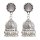 E-6394 2 Styles Vintage Silver Color Metal Peacock Geometric Drop Earrings for Women Boho Indian Party Jewelry Gift