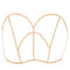 N-7694 Fashion Women Boho Alloy Chest Chain Necklace Body Chain Summer Beach Body Jewelry Accessories