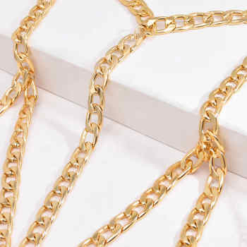 N-7694 Fashion Women Boho Alloy Chest Chain Necklace Body Chain Summer Beach Body Jewelry Accessories