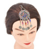 N-7705 Bohemian Ethnic Vintage Earring Necklace Set Long Fringe Coin Colorful Exquisite Pattern Jewelry Set For Women Girls