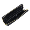 N-7710 Women Fashion Leather Clutch Handbags Zipper Blocking Wallet Purse With Beads Turquoise Stone For Women Girls