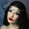 F-0967 Crescent Moon Boho Head Chain Pendant Gothic Forehead Headpiece Headband Retro Hair Accessories Wedding Head Dress