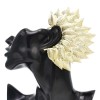 E-6400 1PC Gold Metal Big Leaf Ear Cuff Non Piercing Ears Clip Left Side Earrings Party Fashion Jewelry