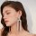 E-6401 Luxury Big Crystal Rhinestone Long Tassel Drop Earrings for Women Lady Night Club Party Wedding Jewelry Gift