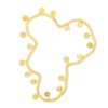 N-7720 Indian Thailand Gold Metal Coin Tassel Body Chains for Women Wedding Party Body Fashion Accessories