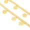 N-7720 Indian Thailand Gold Metal Coin Tassel Body Chains for Women Wedding Party Body Fashion Accessories