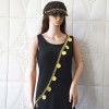 N-7720 Indian Thailand Gold Metal Coin Tassel Body Chains for Women Wedding Party Body Fashion Accessories