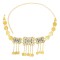 N-7724 Egyptian Crystal Carved Pattern Waist Belly Chains Long Tassel Coins Dancing Beach Belt Statement Body Chain  India Ethnic Boho Turkish Jewelry