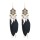 E-6405 Women Feather Earrings Bohemian Long Fringe Tassel   Dangle Earrings Set For Women Girls