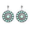 E-6406 3 Styles  Flower Cross Leaf Drop Dangle Earrings Vintage Style Dangle Earrings For Women Girls