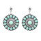 E-6406 3 Styles  Flower Cross Leaf Drop Dangle Earrings Vintage Style Dangle Earrings For Women Girls