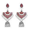 E-6410 Bohemian Vintage Metal Crystal Beads Bells Tassel Oval Drop Dangle Earrings for Women Party Jewelry Gift