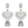 E-6410 Bohemian Vintage Metal Crystal Beads Bells Tassel Oval Drop Dangle Earrings for Women Party Jewelry Gift