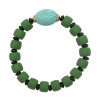 B-1194 Summer Fashion Turquoise Beaded Bracelet Multiple Colors Red Orange Boho Vintage Personality Jewelry Birthday Party Gift