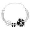 N-7727 Fashion Luxury Flower Necklace Multiple Rhinestone Necklace For Women Girls