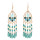 E-6411 New Fashion Bohemian Tassel Earrings Suitable For Women's Multi-bell Color Personality Jewelry Birthday Gift
