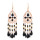 E-6411 New Fashion Bohemian Tassel Earrings Suitable For Women's Multi-bell Color Personality Jewelry Birthday Gift