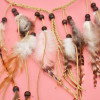 F-0971 Summer Fashion Feather Headwear for Ladies Retro Elegant Feather Tassel Boho Hair Accessories Birthday Gift
