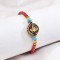 B-1200 Bohemian New Fashion Bracelet Beaded Elastic Stackable Stretch Crystal Ring Bell Bangle Bracelets For Women Teens