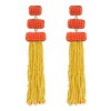 E-6419 Multilayerd Dangle Earring For Women Long Tassel Hanging Beads Earrings for Women Jewelry Gift