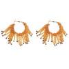 E-6420 Beaded Drop Tassel Earrings For Women Handmade Beaded Hoop Dangle Earring For Party Fashion Jewelry