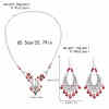 F-0976 E-6423 Boho Vintage Necklaces Delicate Pattern Beads Earrings and Forehead Pendants Chains Women Girls Ethnic Gifts