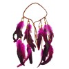 F-0970 Ethnic Rope Woven Wooden Beads Feather Headbands for Women Boho Handmade Indian Festival Party Hair Accessories