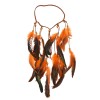 F-0970 Ethnic Rope Woven Wooden Beads Feather Headbands for Women Boho Handmade Indian Festival Party Hair Accessories