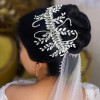 F-0977 Crystal Headdress For Bridal Wedding Engagement Hair Accessories Hair Clip Hair Piece